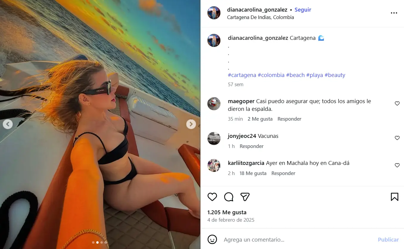 Diana Carolina González, influencer capturada por estar vinculada a red de extorsión