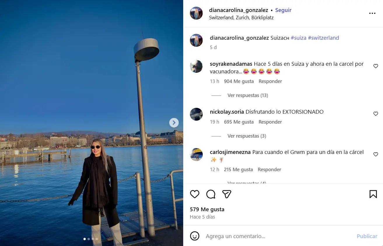 Diana Carolina González, influencer capturada por estar vinculada a red de extorsión