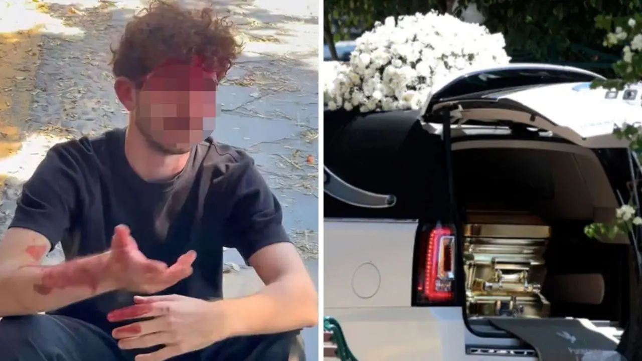 italiano golpeado funeral el mencho