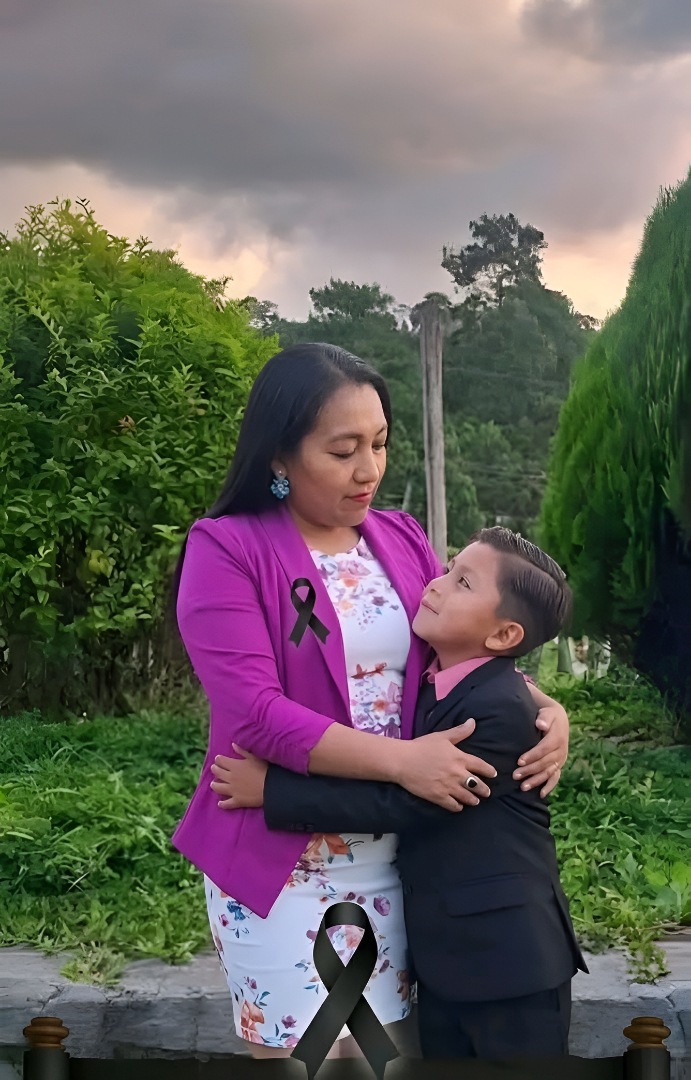 Hilda Esther Gutiérrez y su hijo Kimber Leandro Pineda, víctimas accidente en Potrerillos 