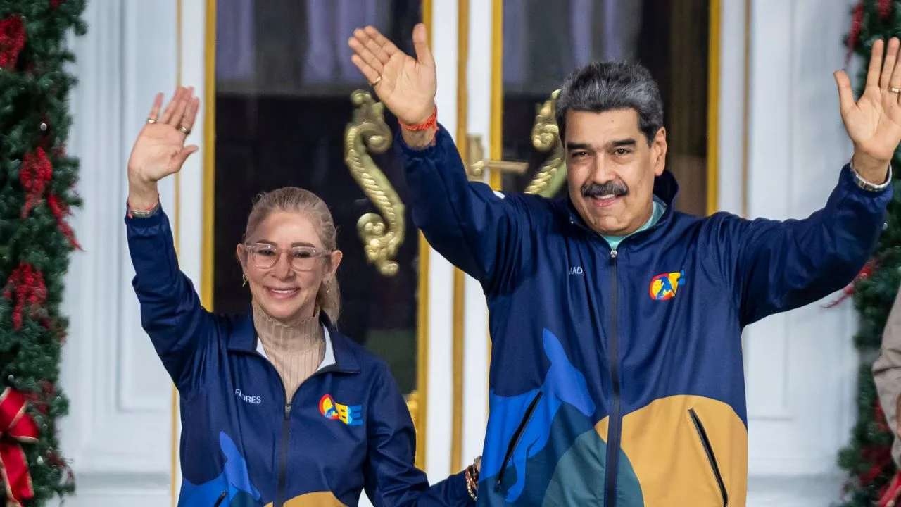 Cilia Flores y su esposo Nicolás Maduro.