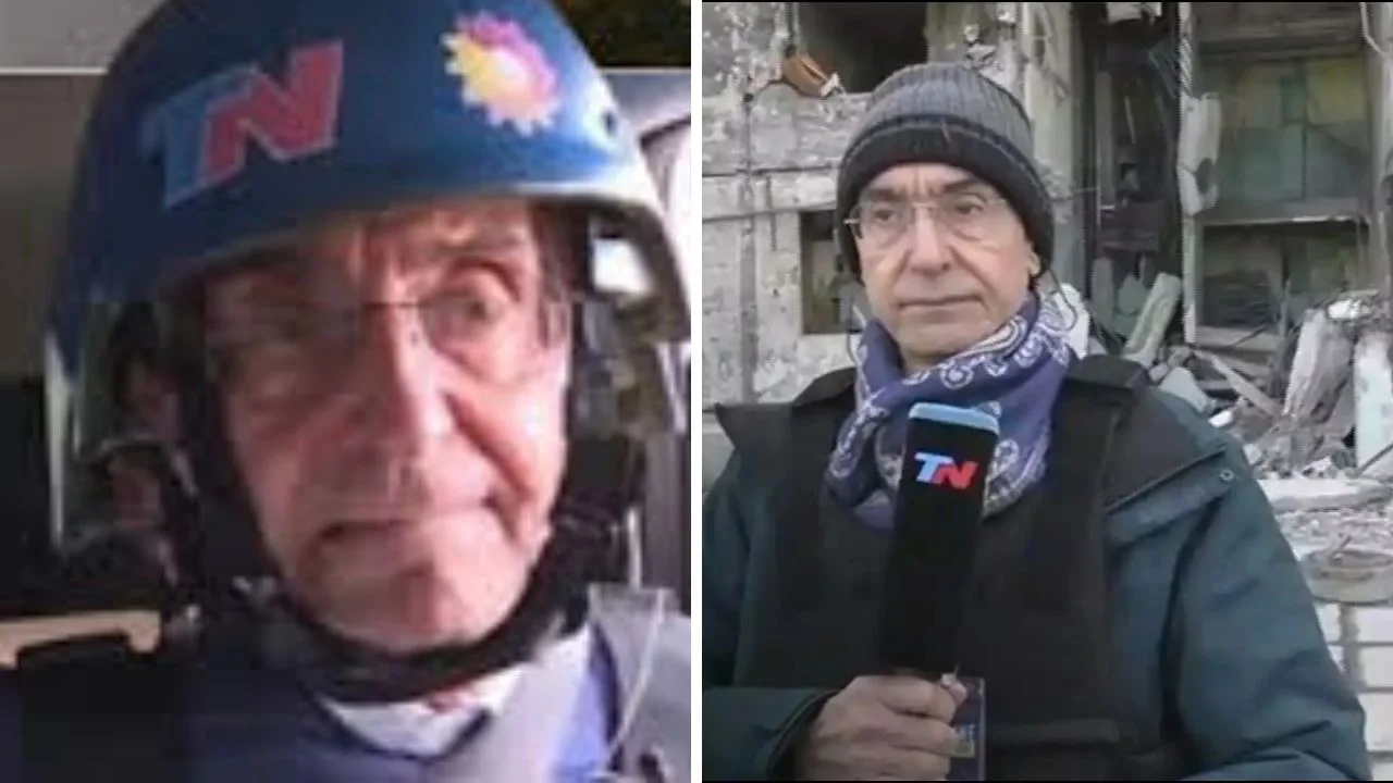 Collage de fotos del periodista Nelson Castro