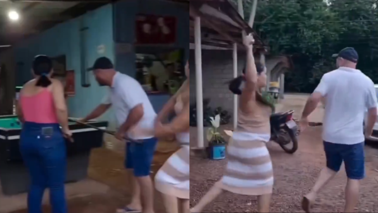 VIDEO: Mujer fajea a su esposo tras sorprenderlo con la supuesta amante Imagen de VIDEO: Mujer fajea a su esposo tras sorprenderlo con la supuesta amante