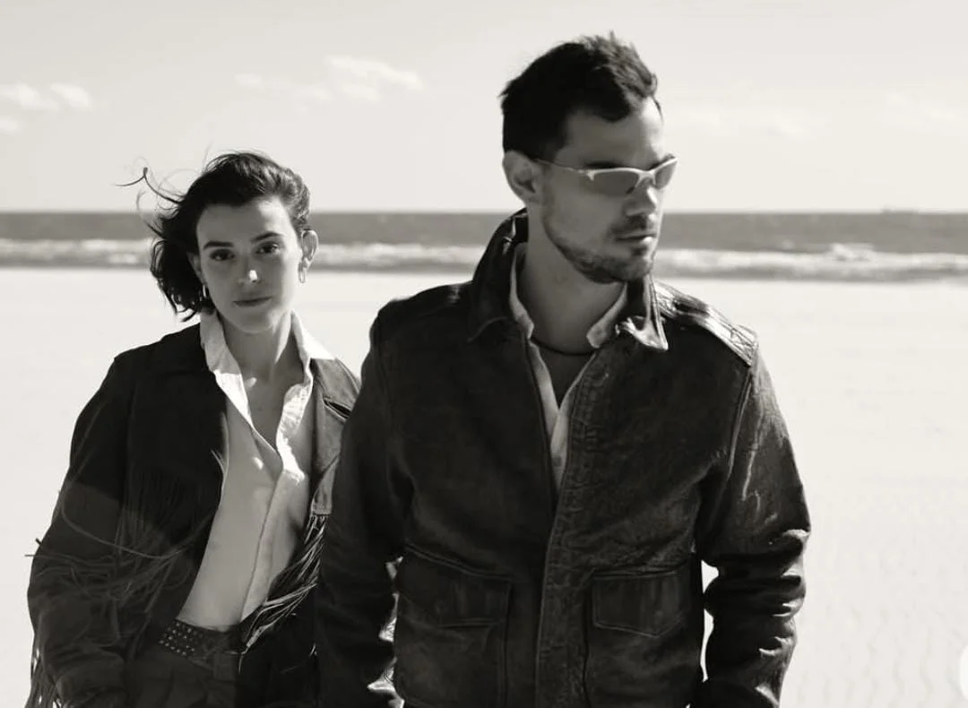 Taylor Lautner y su esposa y su esposa tay