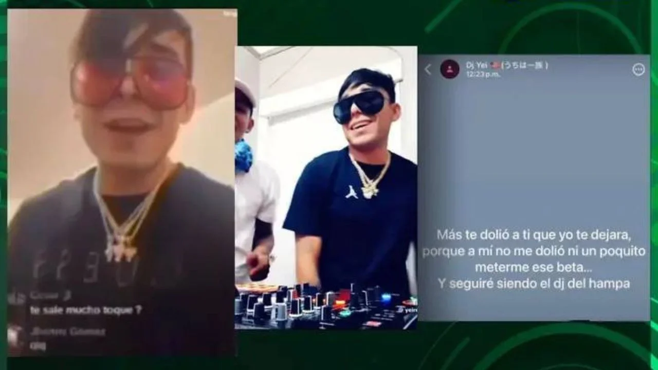 Videos en redes sociales del DJ del Hampa, Yei Reyes.