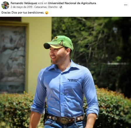 Fernando Durón Velásquez, ingeniero asesinado en la colonia Kennedy