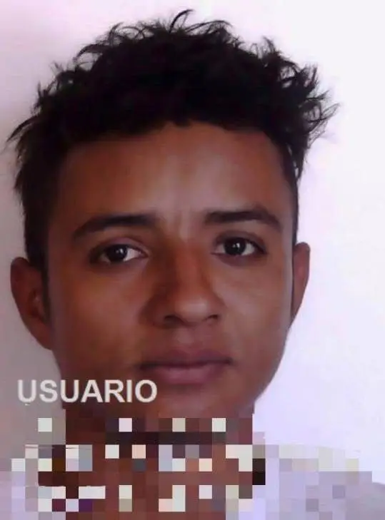 Foto de uno de los reos que se fuga de centro penal de Olanchito