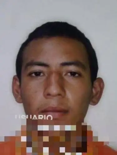 Foto de uno de los reos que se fuga de centro penal de Olanchito