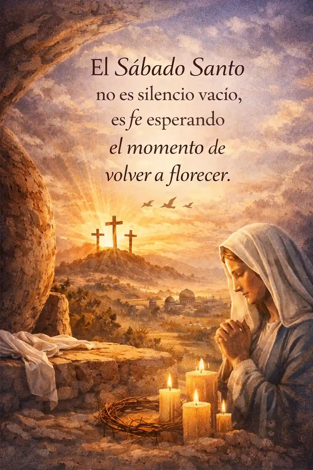 Feliz y bendecido Sábado Santo 2026: imágenes y frases para compartir
