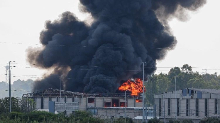 Bombardeos en Irán.