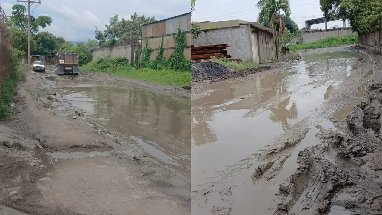 Las calles del sector quedaron en mal estado tras las temporadas de lluvias. FOTO: Cortesía