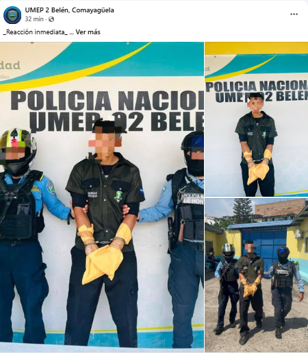 Foto del guardia que mató al hijo de la tienda China 
