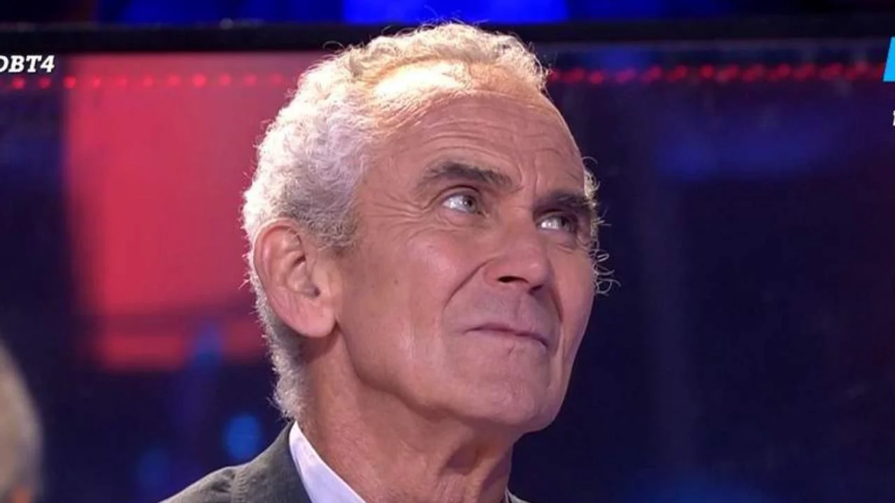 Carlos Manuel Díaz en un programa de televisión.