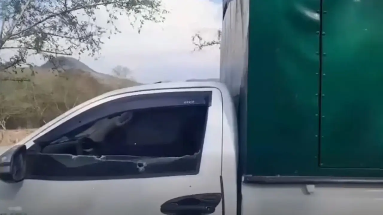 carro donde fueron asesinados los primos en Nacaome, Valle