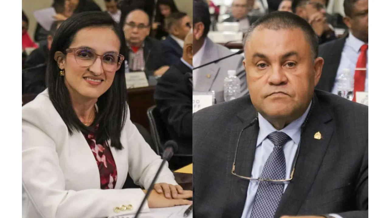 diputados Carlos Umaña y Thirsa López del Partido Liberal por Cortés