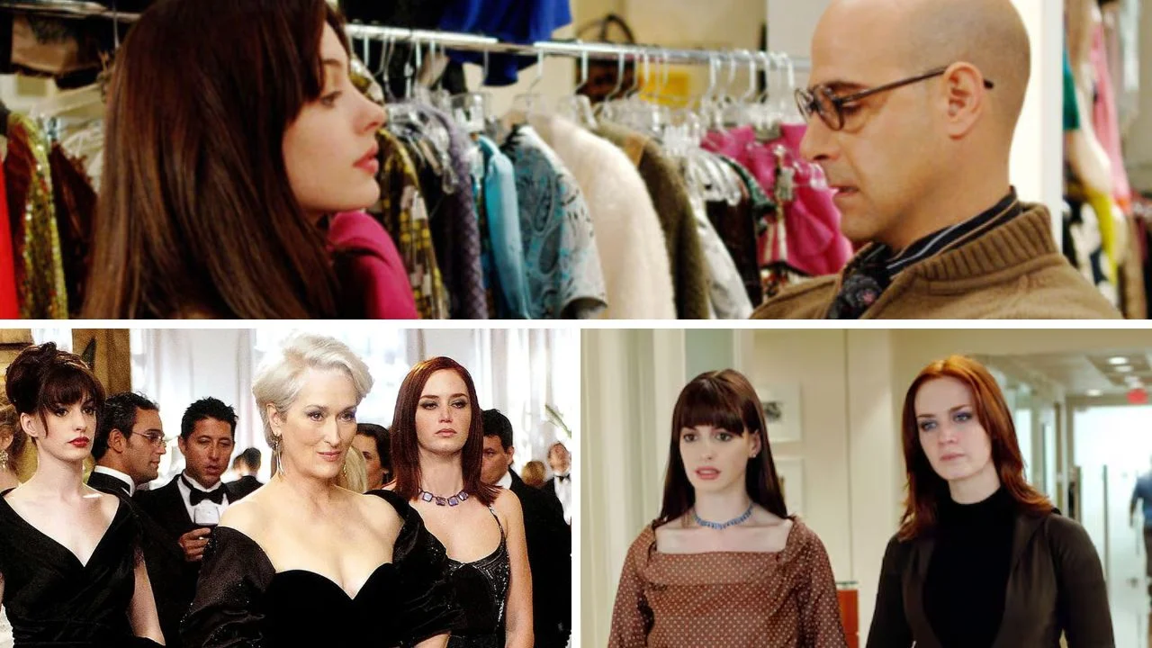 Collage de fotos del Diablo Viste a la Moda 1 