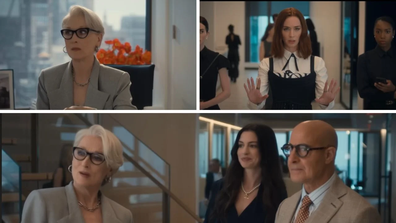 Collage de fotos del Diablo Viste a la Moda 2 