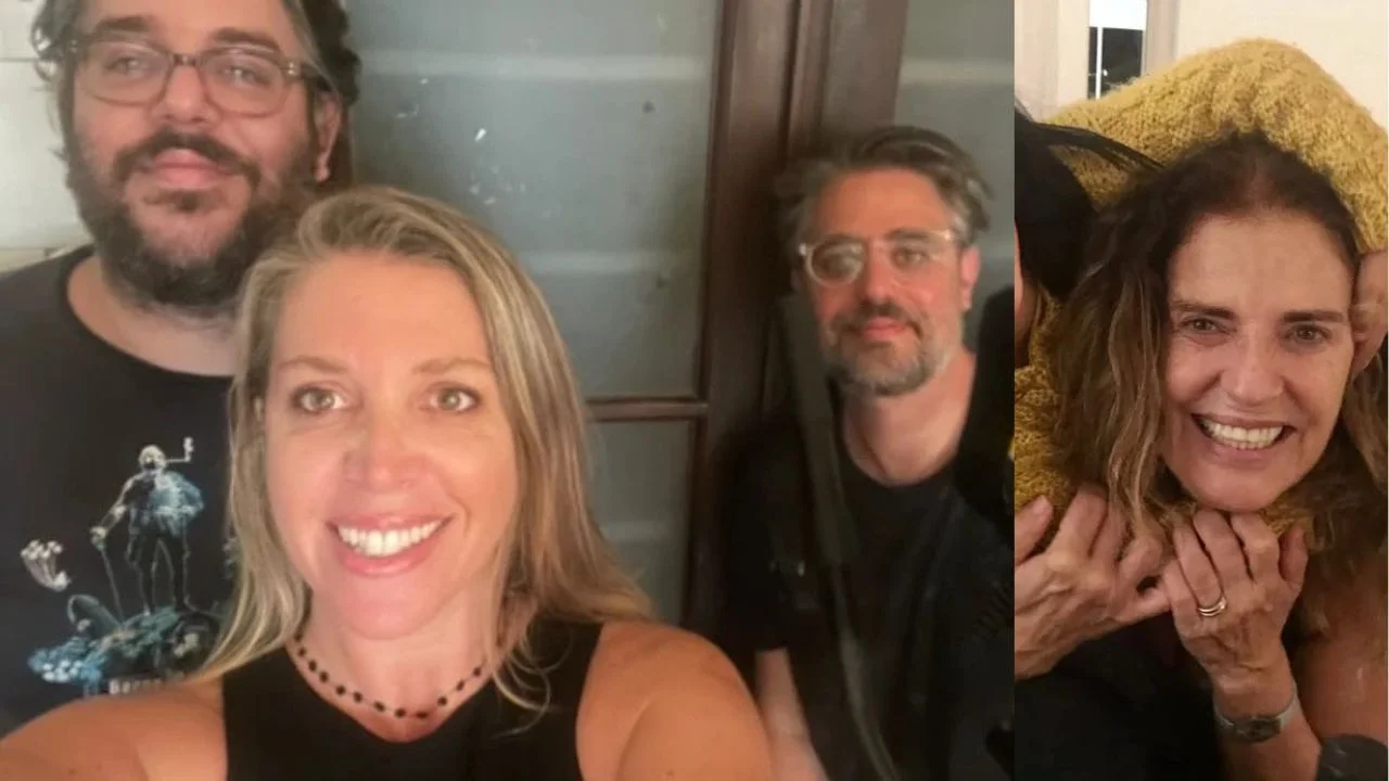 Lucía Puenzo y su hermanos; y Nora Rousseaux. 