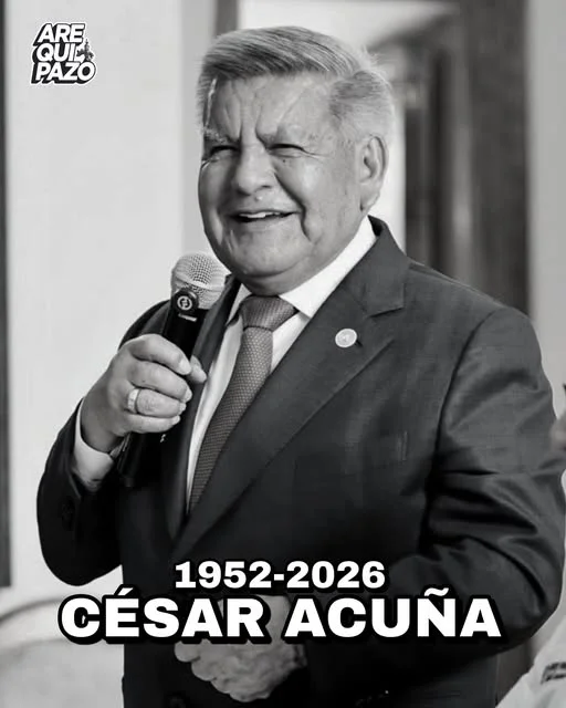 Publicación sobre la noticia falsa de la muerte de César Acuña