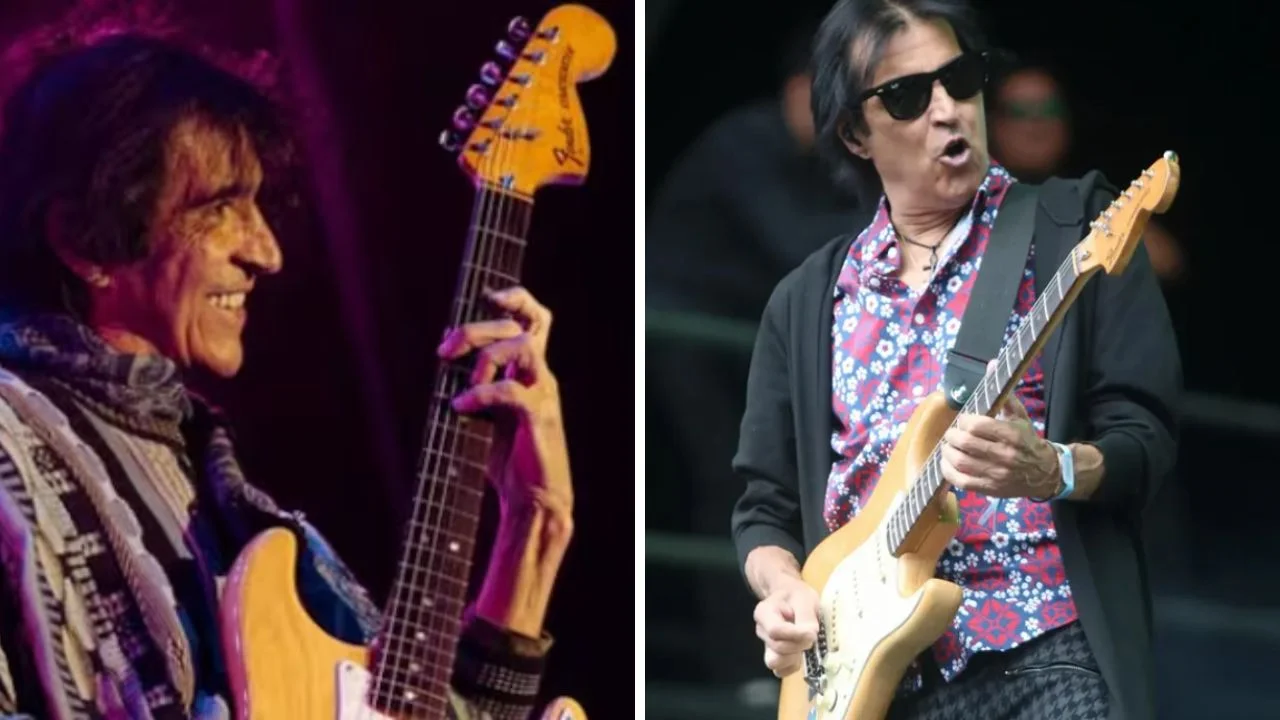 Collage de foos de Felipe Staiti fundador de los Enanitos Verdes 