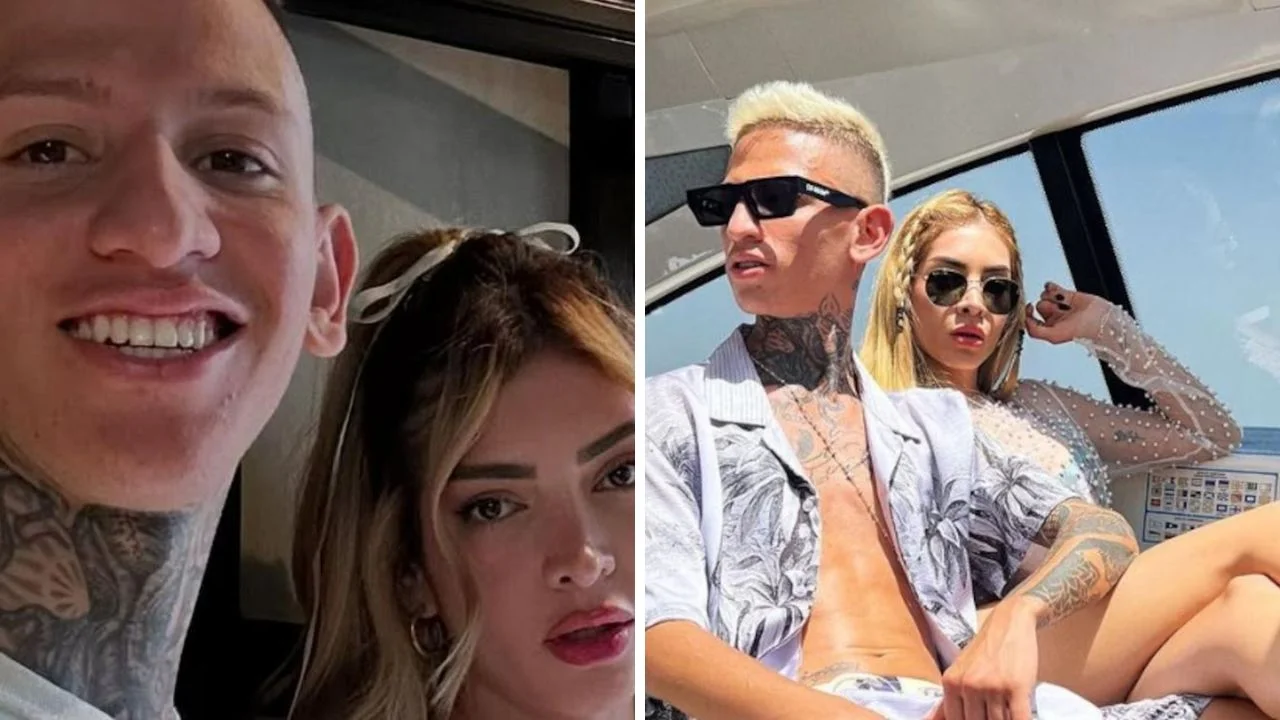 Collage de fotos e La Liendra y Dani Duke 