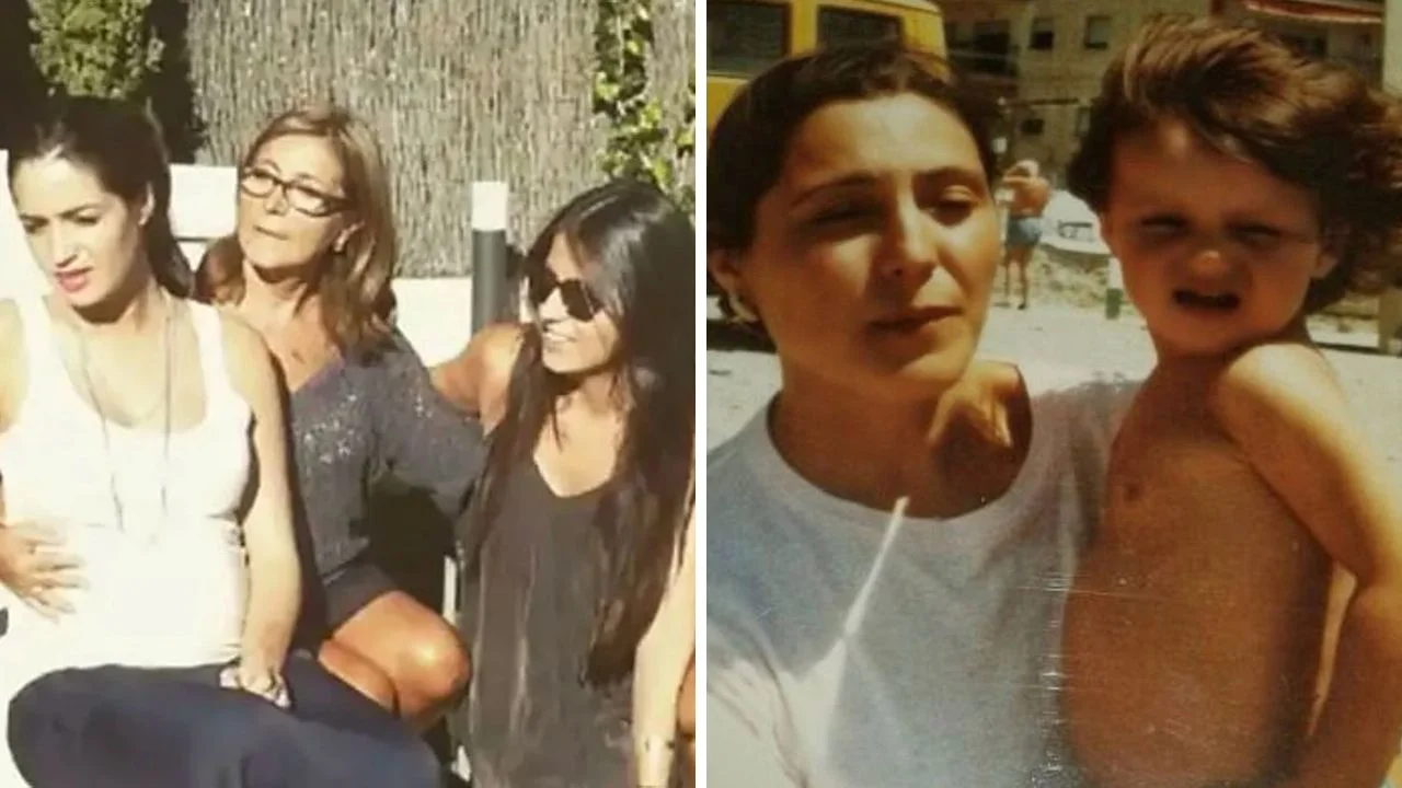 Collage de fotos de Sara Carbonero con su madre 