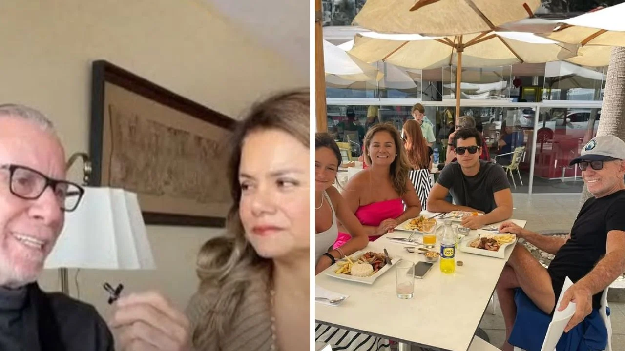 Foto de Ricardo Belmont y su familia