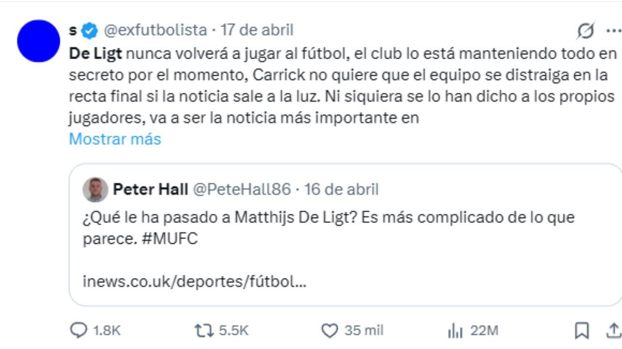 Matthijs de Ligt cambió de sexo o género 