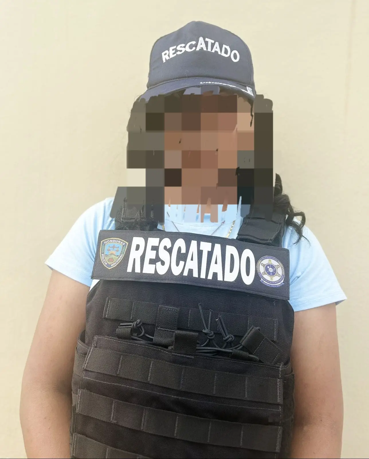 Foto de la menor hondureña que fingió su secuestro