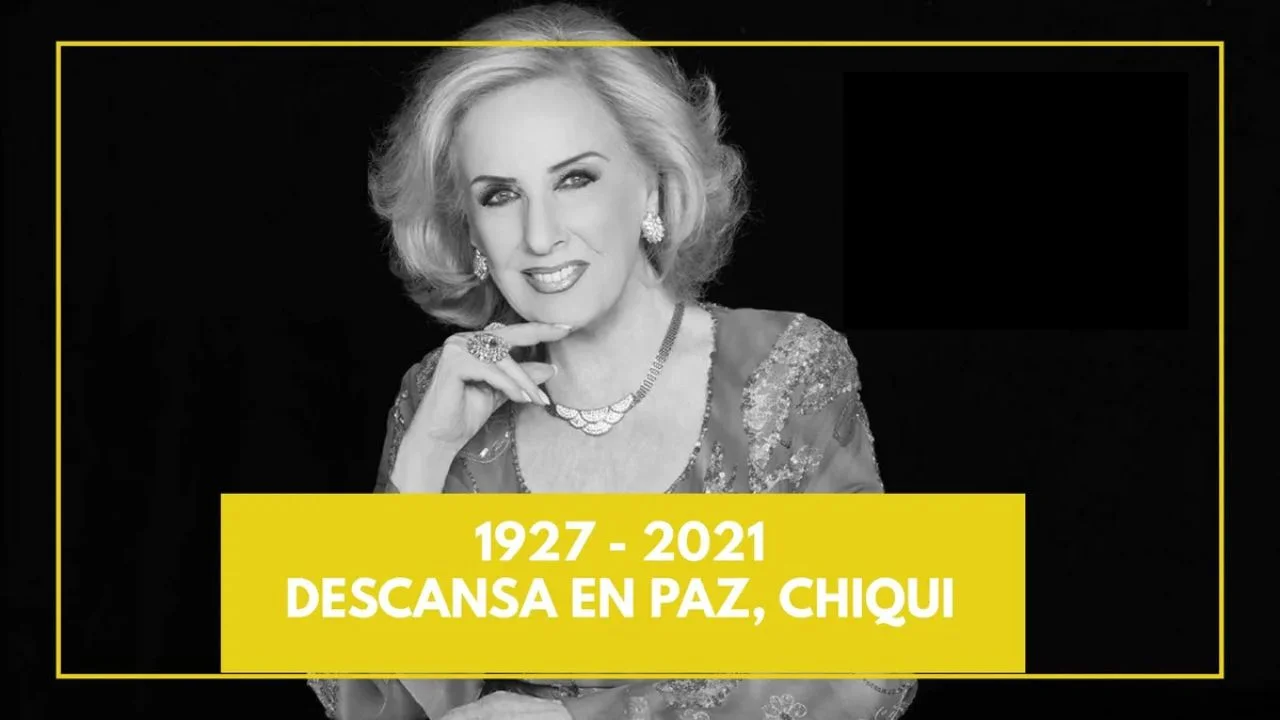 Publicación sobre la falsa muerte de Mirtha Legrand