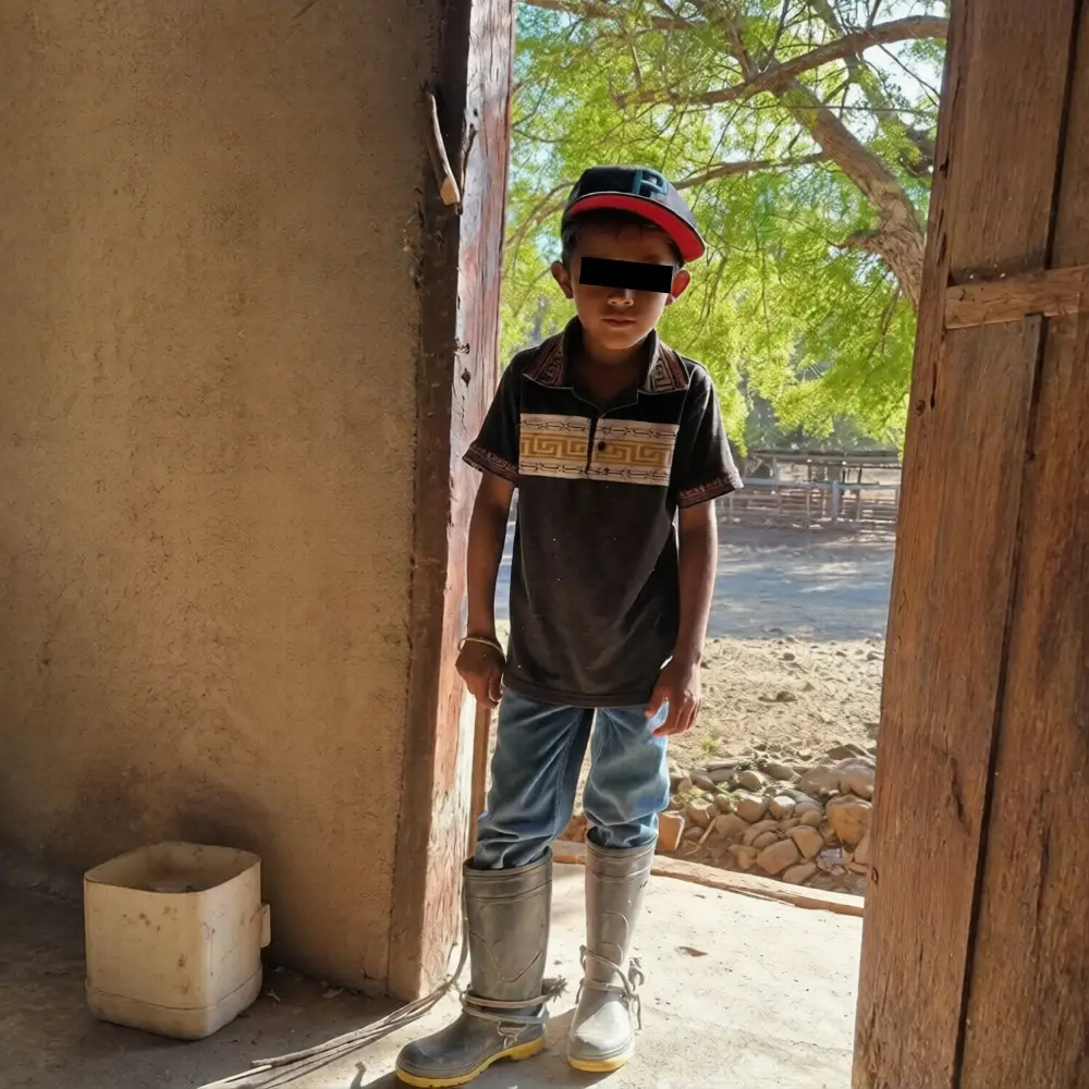 Foto del niño que murió arrastrado por el caballo en Nicaragua 
