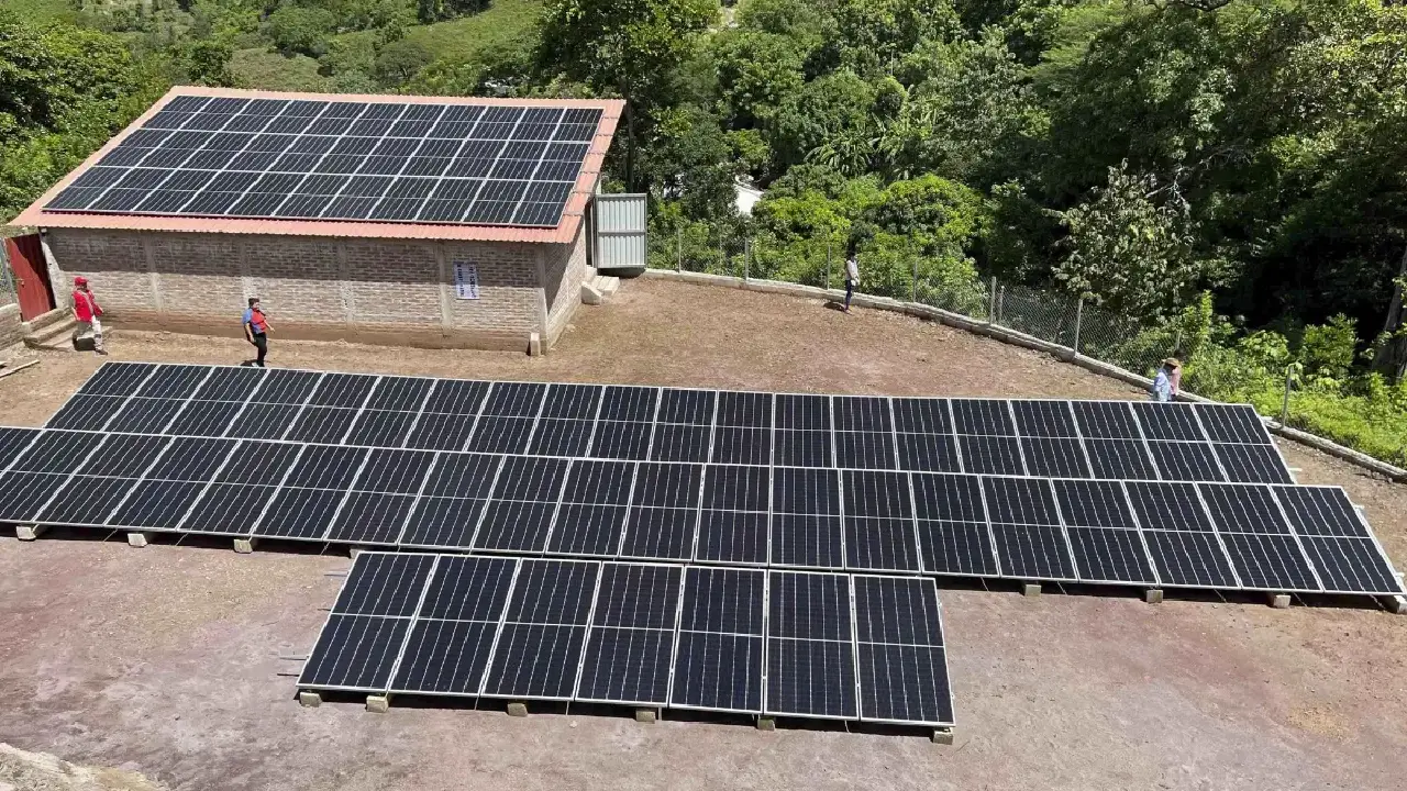 Proyecto de energía solar en Honduras
