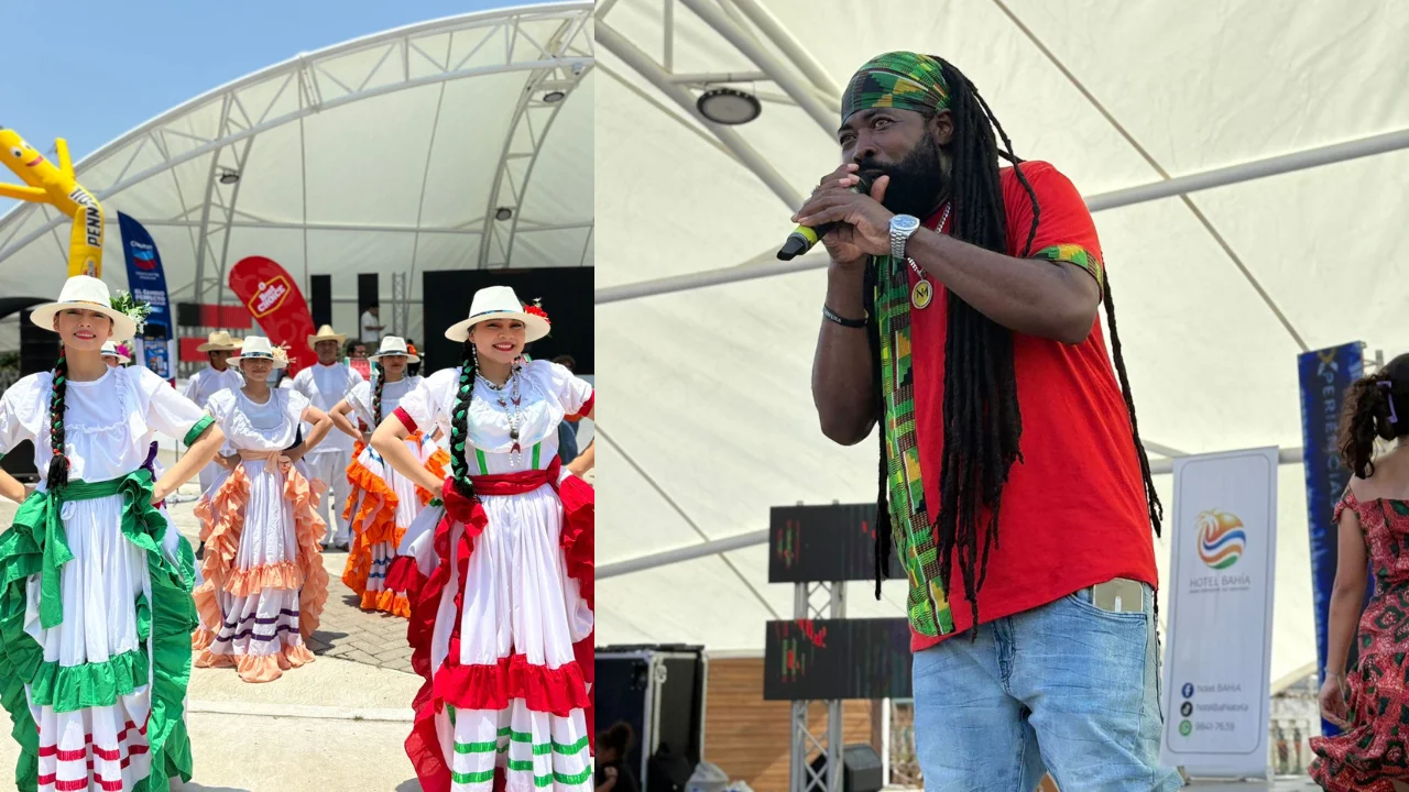 Cantantes nacionales en el parrillero fest en tela y grupos de danza folclórica 