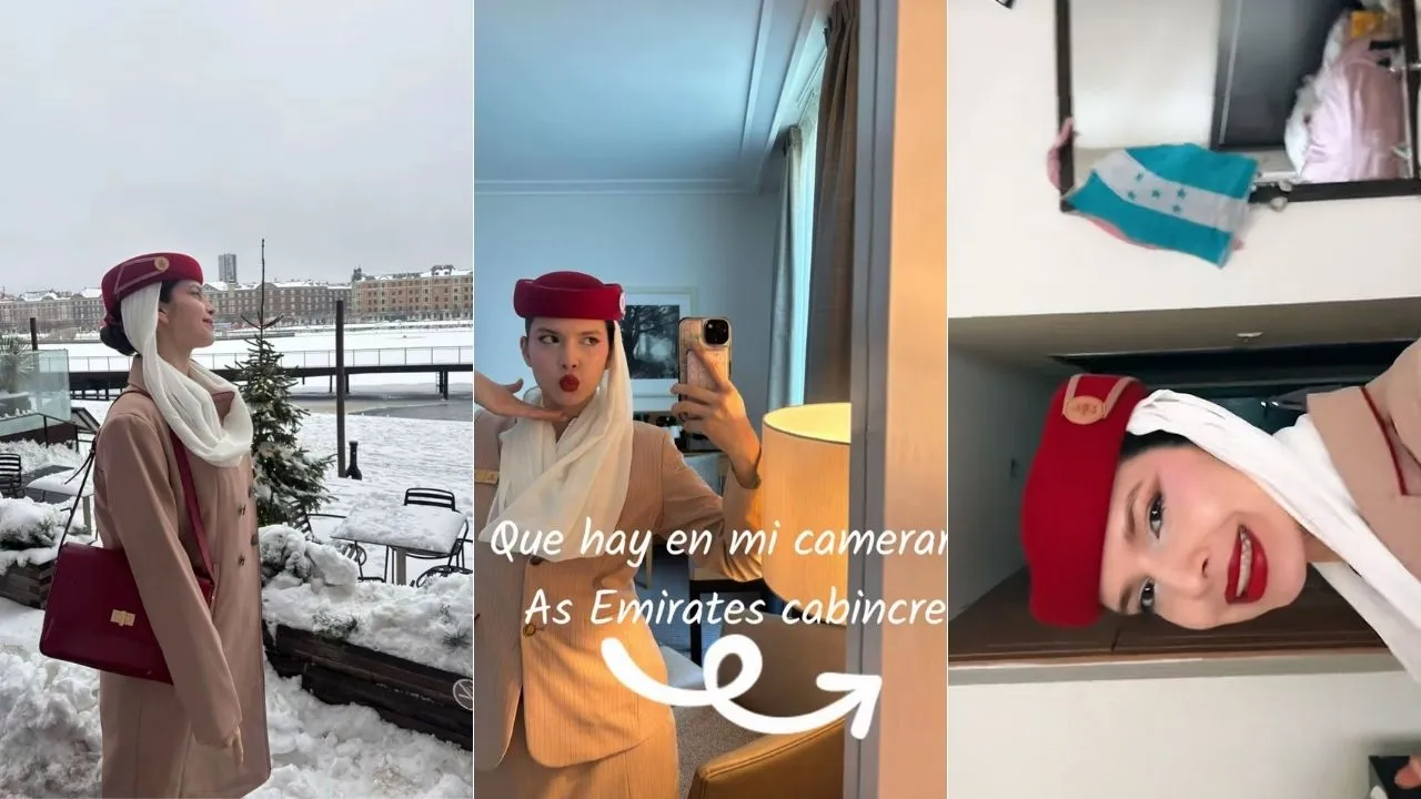 Imagen de Videos: Hondureña brilla como azafata en reconocida aerolínea árabe