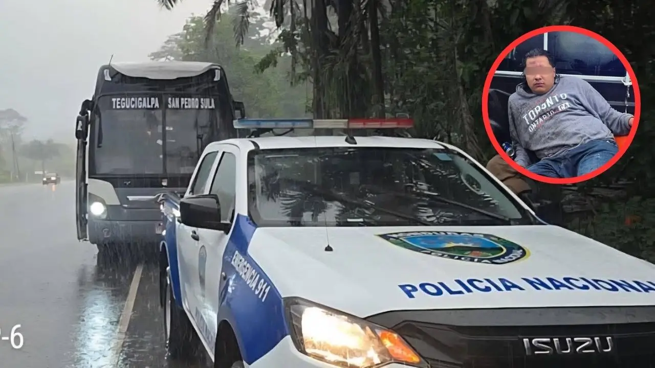 Agarrados infraganti: policías frustran asalto en autobús de Taulabé Imagen de Agarrados infraganti: policías frustran asalto en autobús de Taulabé