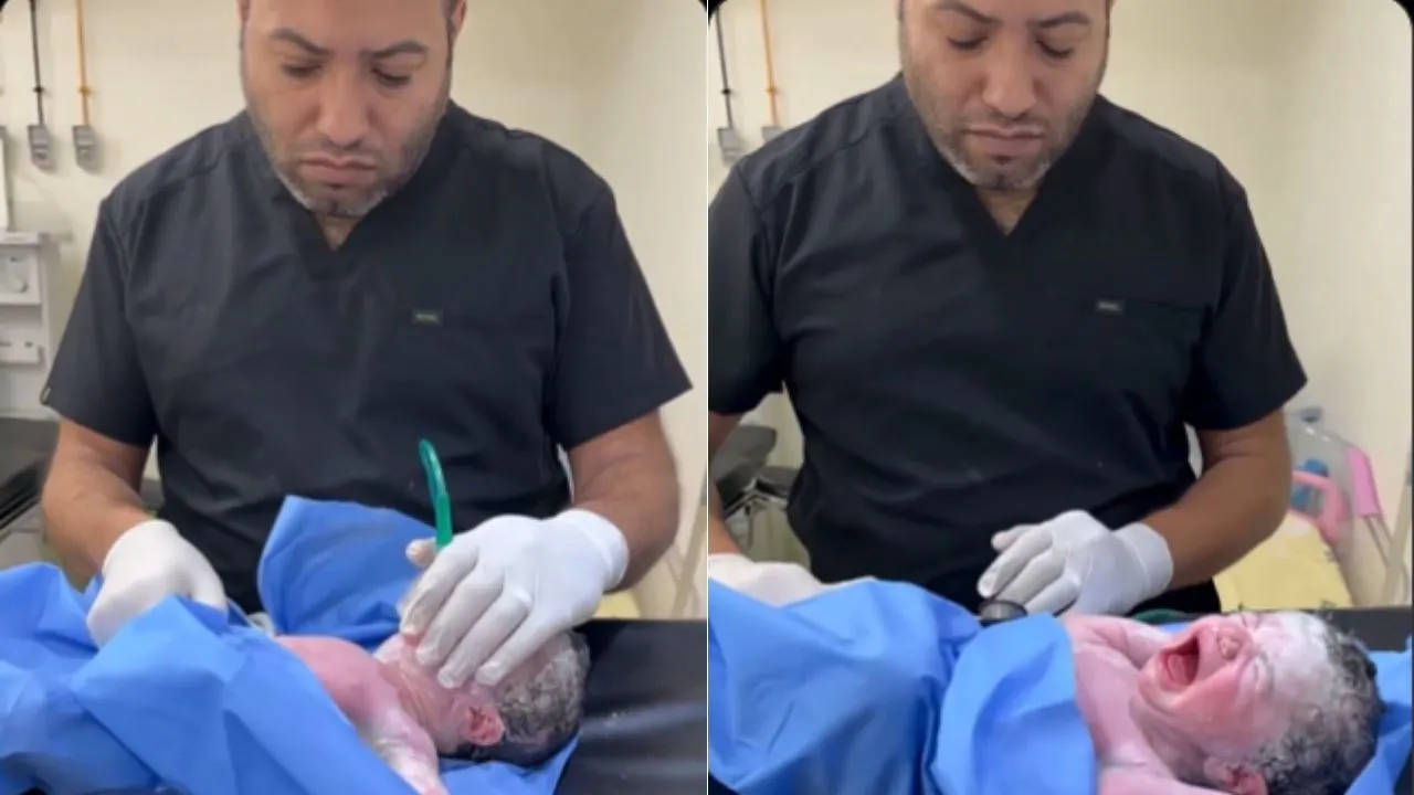 Imagen de ¿Un milagro? Video capta cómo médico 'revive' a bebé recién nacido