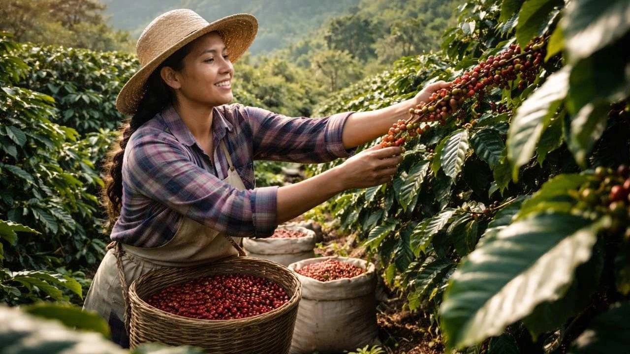 Ellas producen el café, pero otros siguen manejando el negocio