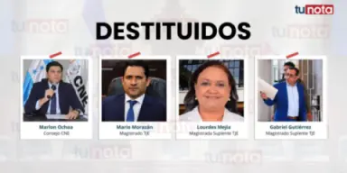 Imagen de Congreso Nacional destituye a Morazán, Ochoa y otros dos funcionarios