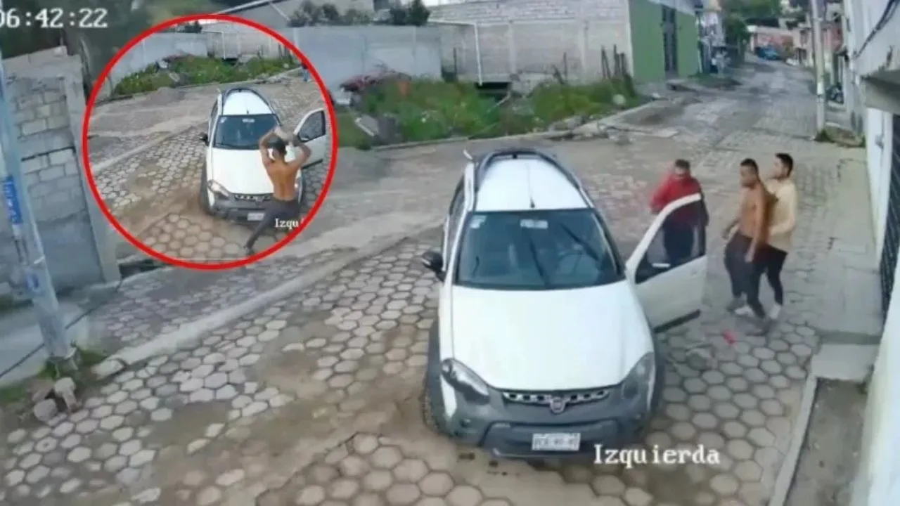 Imagen de Video: Hombres golpean a vecino tras denunciarlos por contaminación de río