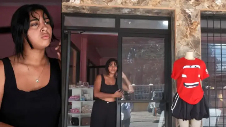 Imagen Principal de Nota: Hondureña se viraliza tras ser plantada en inauguración de tienda