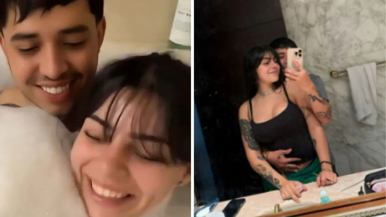 Imagen de Fotos filtradas de Milica y Westcol: video original en la bañera en Telegram y X