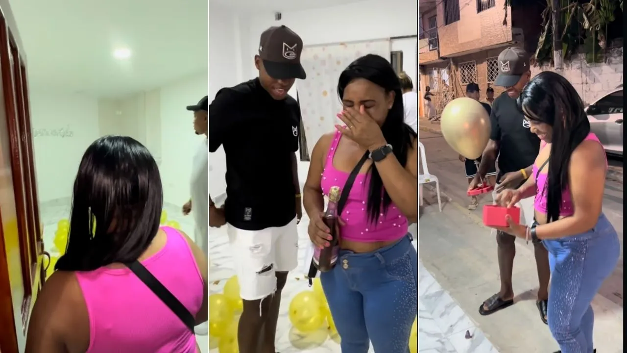 Imagen de Futbolista cumple promesa de infancia y le regala una casa a su mamá