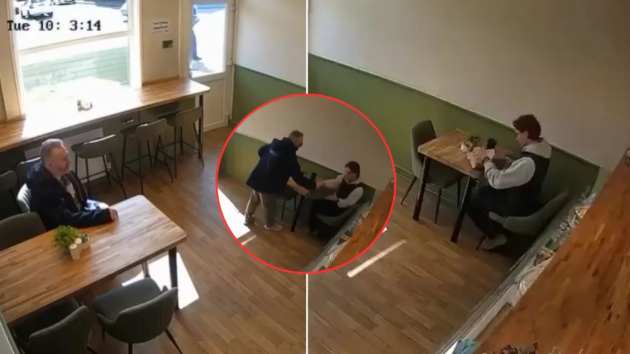 Imagen de Video| Hombre ataca con cuchillo a un sujeto en restaurante de Reino Unido