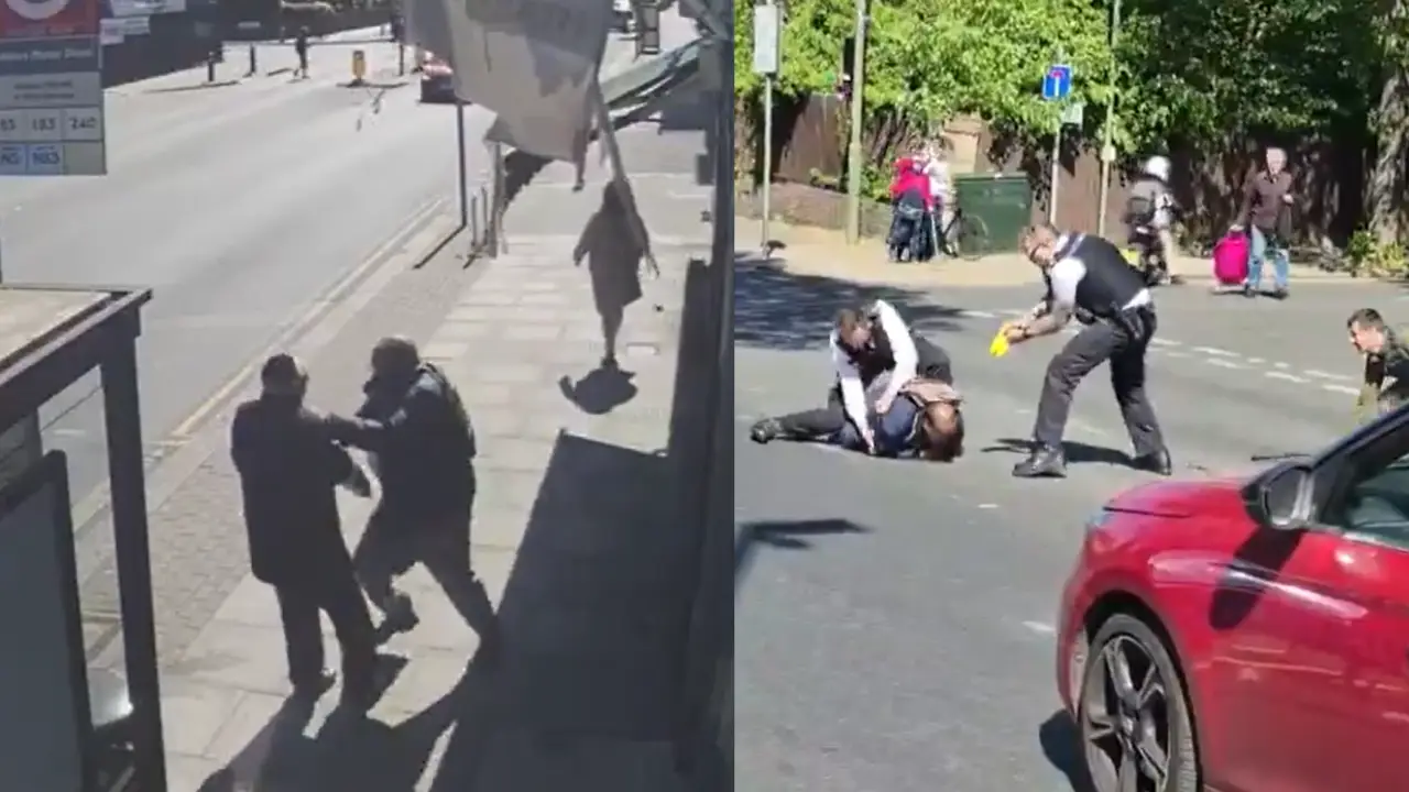 Imagen de Ataque terrorista: videos muestran a hombre apuñalar a judíos en plena calle