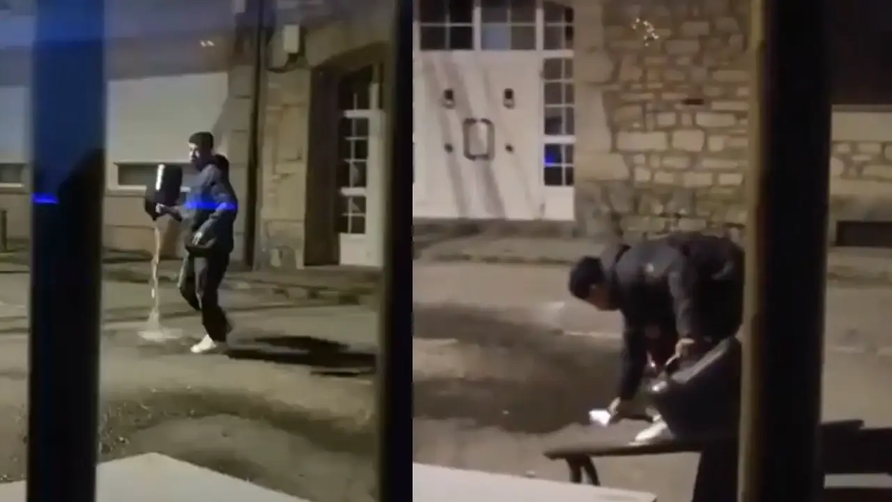 Imagen de VIDEO: Hondureño prende fuego a bar en España tras discusión