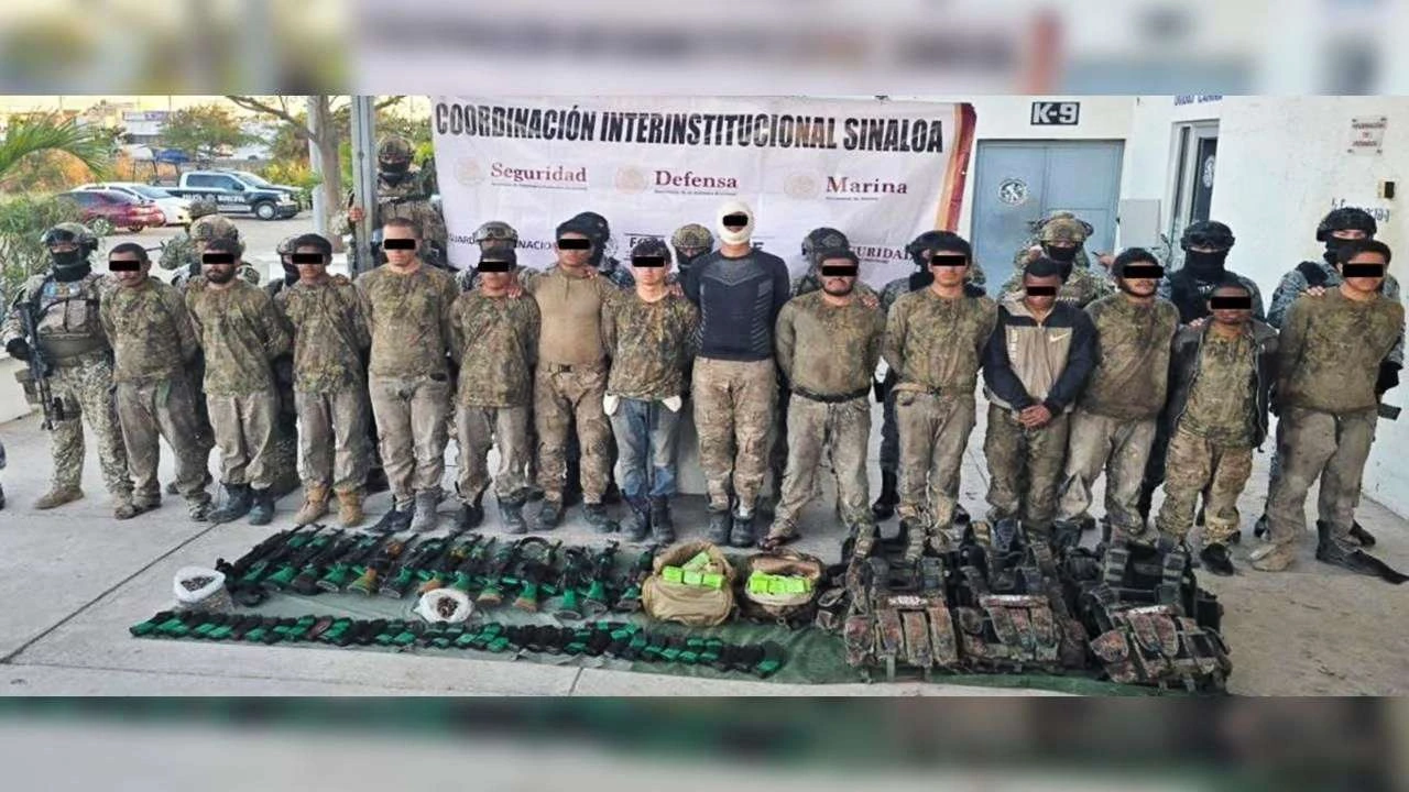 Imagen de Hondureño entre narcos capturados tras choque armado en Sinaloa