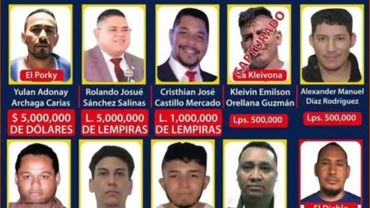 Imagen de Líder del 'Cartel del diablo' entre los más buscados de Honduras, en listado actualizado
