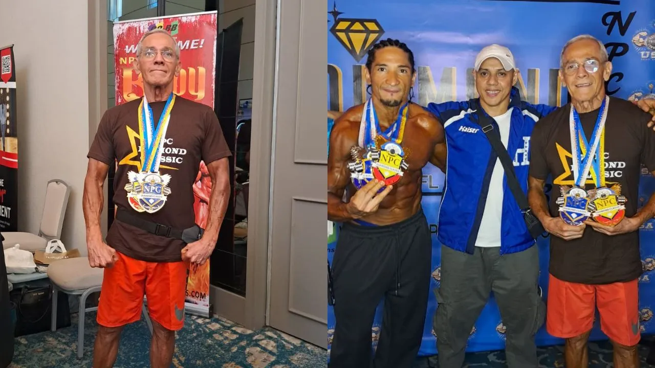 Imagen de Manuel Guillén, de 67 años, entre hondureños que arrasan en el Diamond Classic 2026