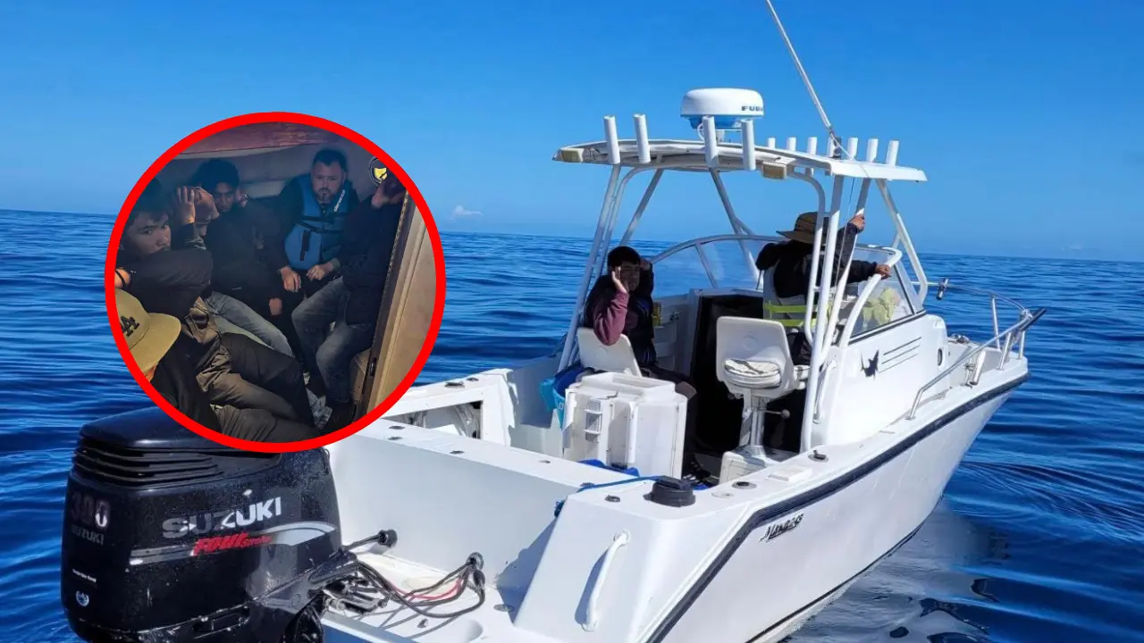 Imagen de Ocho migrantes arrestados tras intentar entrar en lancha a Estados Unidos