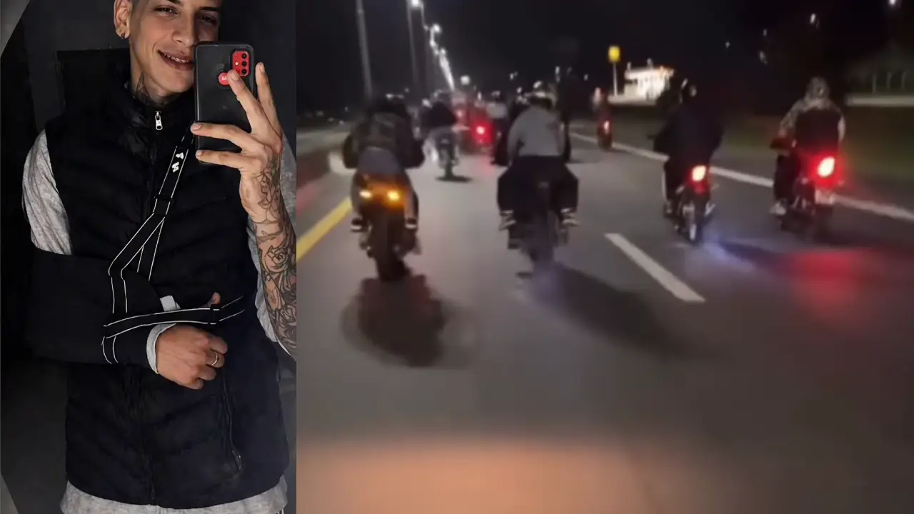 Imagen de VIDEO SENSIBLE: Motociclista graba la muerte de su amigo durante rodada